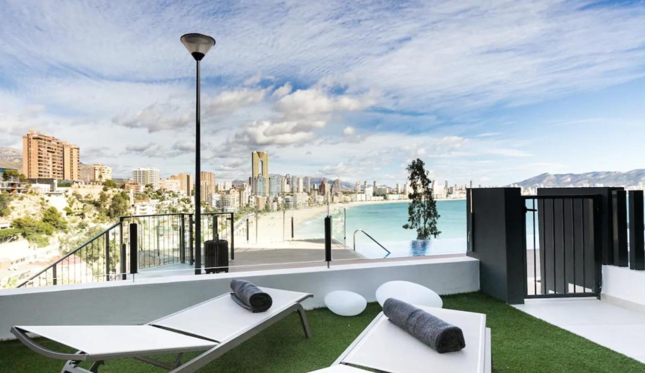 Luxury Apartment With Private Hot Tub By Poniente Beach Benidorm Exterior photo